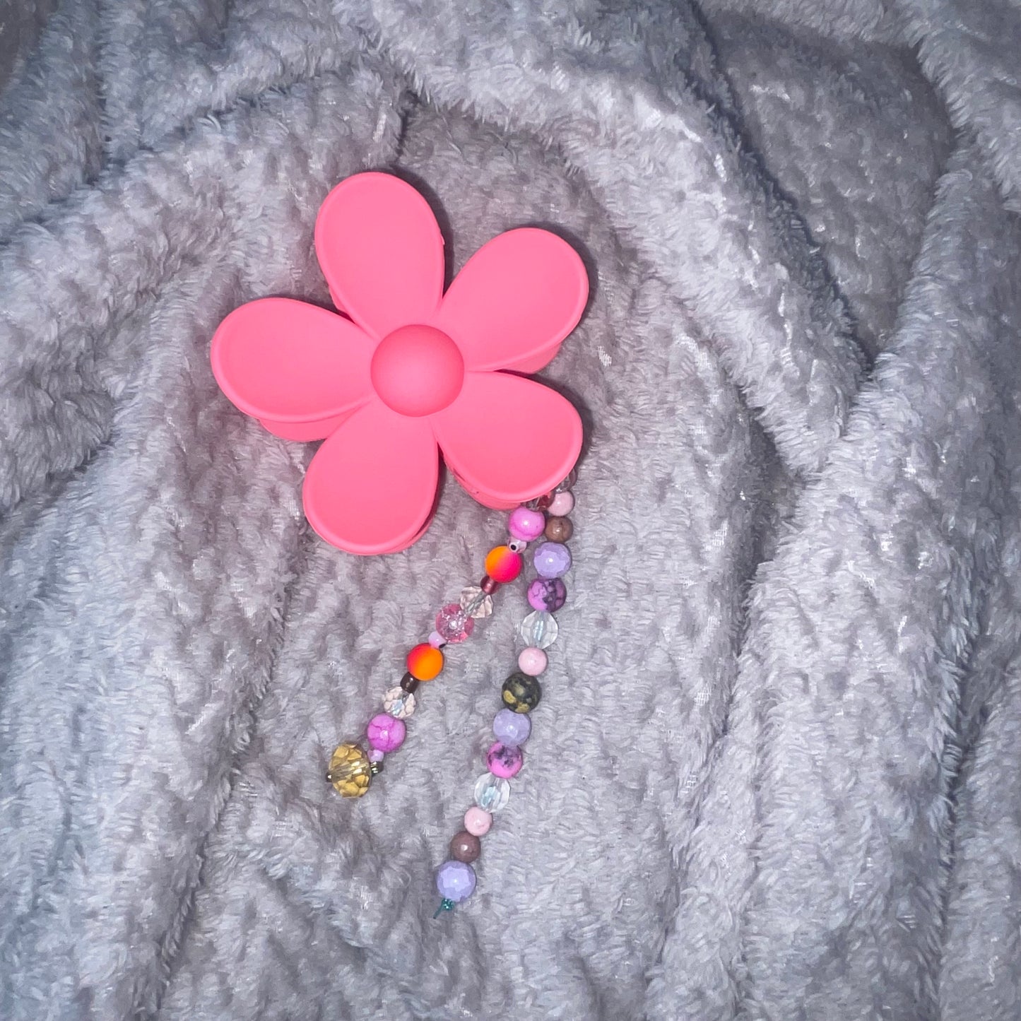 Flower hair clip
