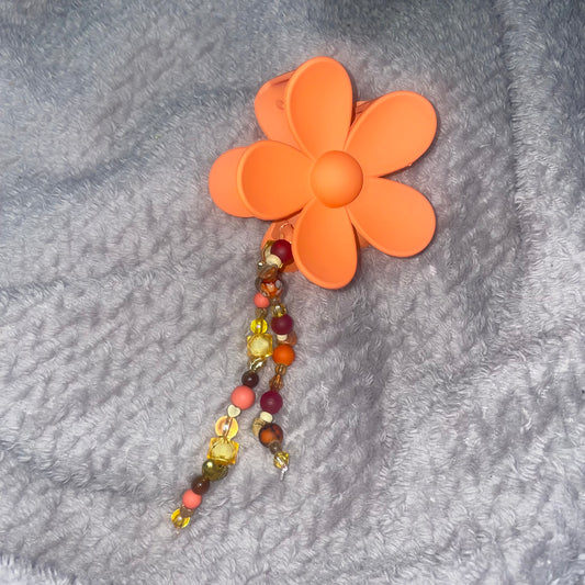 Flower hair clip