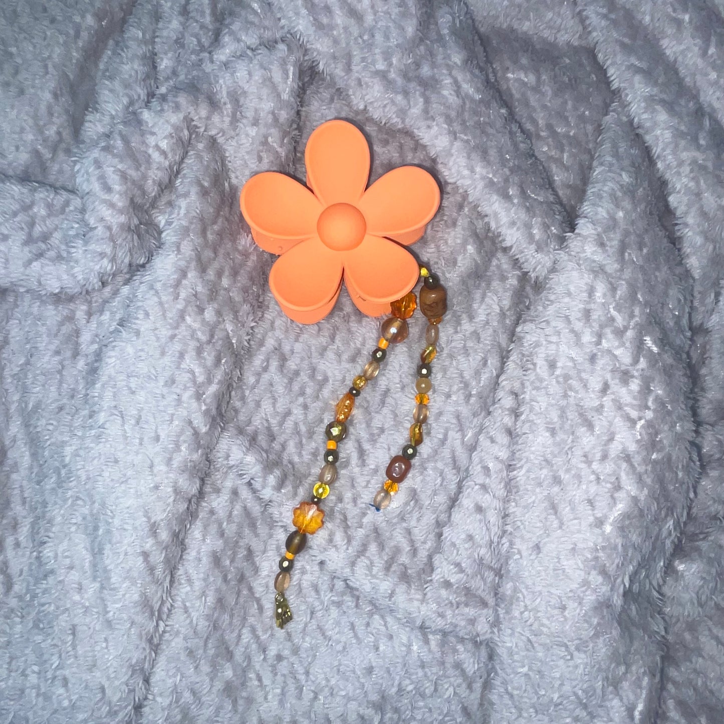 Flower hair clip