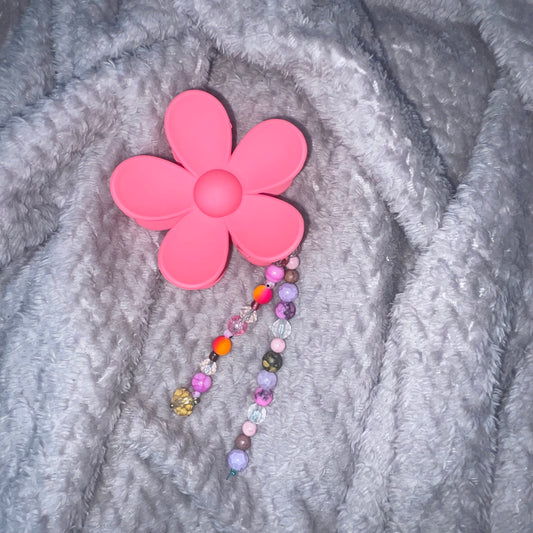 Flower hair clip