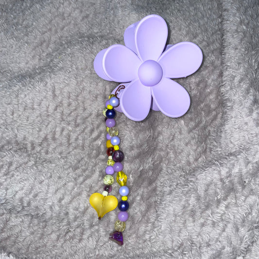 Flower hair clip